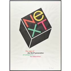 NeXT Poster Designed by Paul Rand (1986)