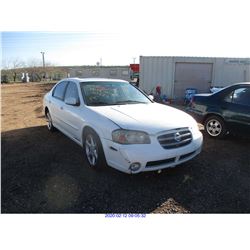 2002 - NISSAN MAXIMA//SALVAGE TITLE