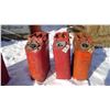 Image 1 : (3) RED METAL GAS CANS