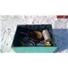 Image 2 : GREEN PLYWOOD HOMESTEADERS CAMPING GEAR & BOX WITH HANDLES