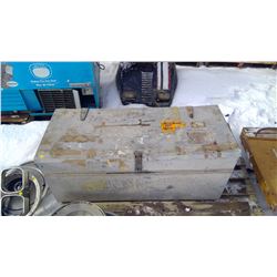 METAL/TIN TOOL BOX WITH HANDLES