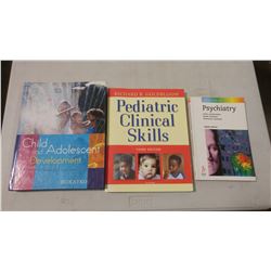 LOT OF ASSORTED BOOKS - PSYCHIATRY, PEDIATRIC, ETC.
