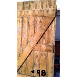 1900s HOMESTEADER HOMEBUILT DOOR 37" x 68"