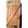 Image 1 : 1900s HOMESTEADER HOMEBUILT DOOR 37" x 68"