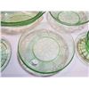Image 2 : GREEN DEPRESSION GLASS LOT