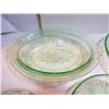 Image 3 : GREEN DEPRESSION GLASS LOT