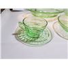 Image 6 : GREEN DEPRESSION GLASS LOT