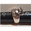 Image 6 : LARGE STERLING SILVER ARMY SKULL - SIZE 11.5, WEIGHT 20 G