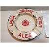 Image 2 : PORCELAIN LABATT ASHTRAY AND ORIGINAL LABEL