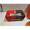 Image 4 : 3 VINTAGE CHAMPION BOXES WITH 25 SPARK PLUGS