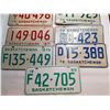 Image 4 : 7 SASKATCHEWAN LICENSE PLATES AND 2 ALBERTA LICENSE PLATE