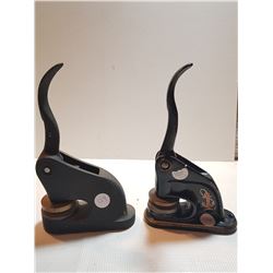TWO ANTIQUE SEAL PRESSES