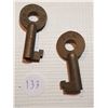 Image 2 : TWO VINTAGE KEYS