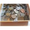 Image 2 : CIGAR BOX FULL OF FOREIGN COINS, ABOUT 3 POUNDS