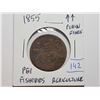 Image 1 : 1855 P.E.I. FISHERIES AND AGRICULTURE ONE CENT