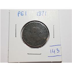 1871 P.E.I ONE CENT