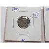 Image 2 : 1906 AND 1905 CANADA 5 CENT SILVER COINS