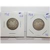 Image 1 : 1919 AND 1918 CANADA 25 CENT COINS