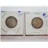 Image 1 : 1916 AND 1914 CANADA 25 CENT COINS