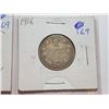 Image 2 : 1916 AND 1914 CANADA 25 CENT COINS