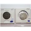 Image 1 : 1913 AND 1912 CANADA 25 CENT COINS