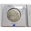 Image 2 : 1952 WD AND 1952 ND SILVER 50 CENT COINS