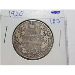 1920 SILVER 50 CENT COIN