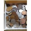 Image 2 : 3 LB OF FOREIGN COINS IN CIGAR BOX