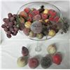 Image 2 : GIANT 16" WINE GLASS 10"DIAMETER FRUIT BOWL/ASST. PLASTIC FRUIT