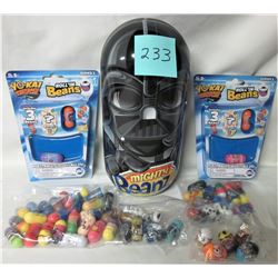 MIXED LOT 53 MOOSES MIGHTY BEANZ-DARTH VADER STORAGE-2 NEW PACKS
