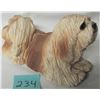 Image 1 : VINTAGE LHASA APSO 8" DOG STATUE DOOR STOP