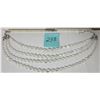 Image 2 : 1950s-60s VINTAGE 4 STRAND CRYSTAL CUT NECKLACE MARKED CORA ON CLASP