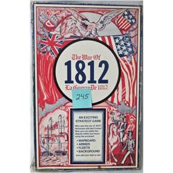 1973 WAR OF 1812 BOARD GAME
