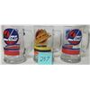 Image 1 : 3- GLASS NHL STEINS 2- WINNIPEG 1- VANCOUVER