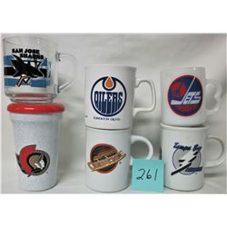6- NHL COFFE CUPS