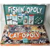 Image 1 : CAT-OPOLY & FISHOPOLY BOARDGAMES