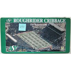 ROUGHRIDER CRIBBAGE BOARDGAME METAL COLLECTOR TIN