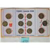 Image 2 : SET ALL 12 1998 TEAM CANADA OLYMPIC HOCKEY MEDALLIONS