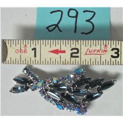 VINTAGE RHINESTONE BROACH PIN