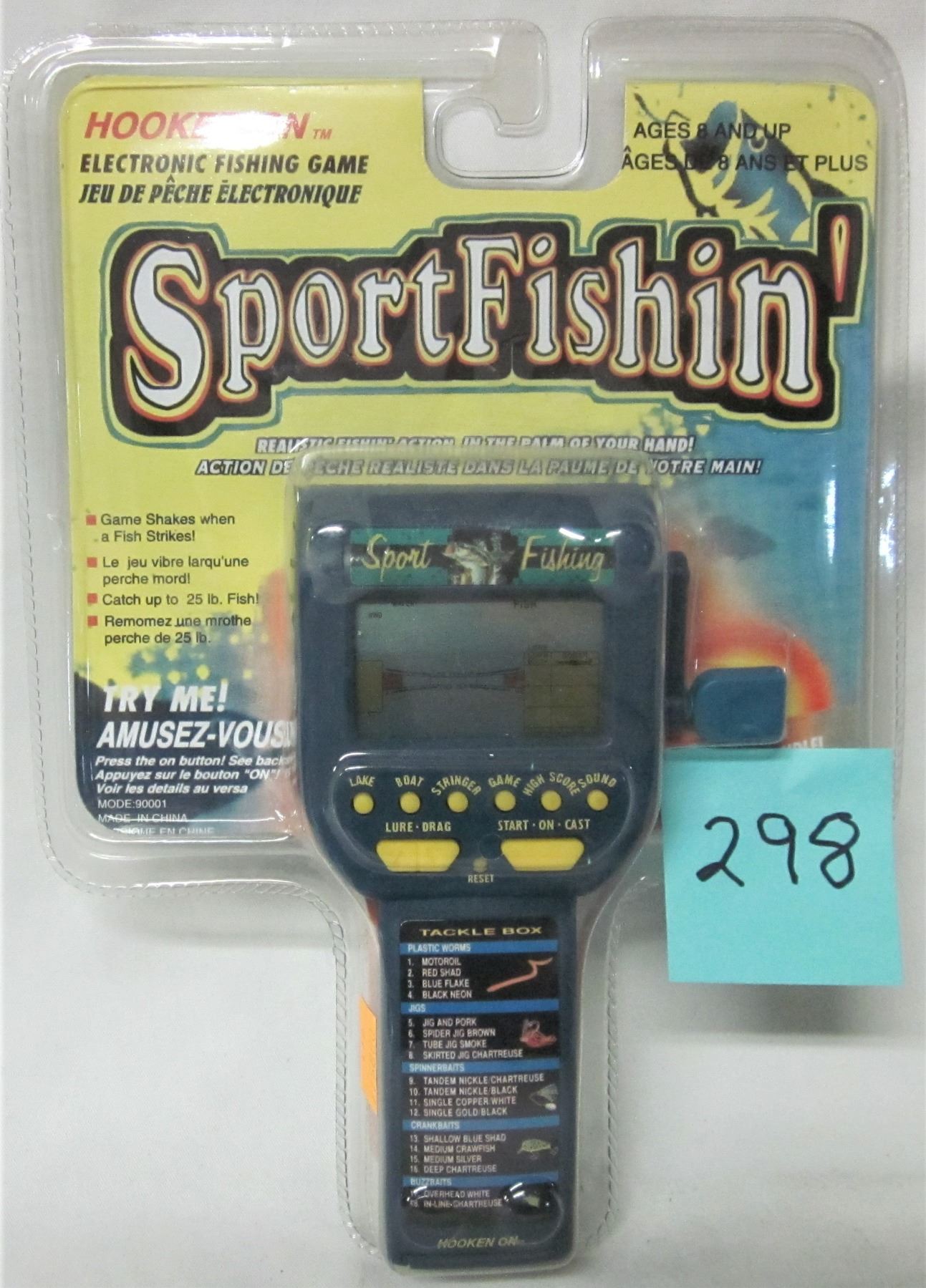 ELECTRONIC HANDHELD SPORT FISHING GAME NEW