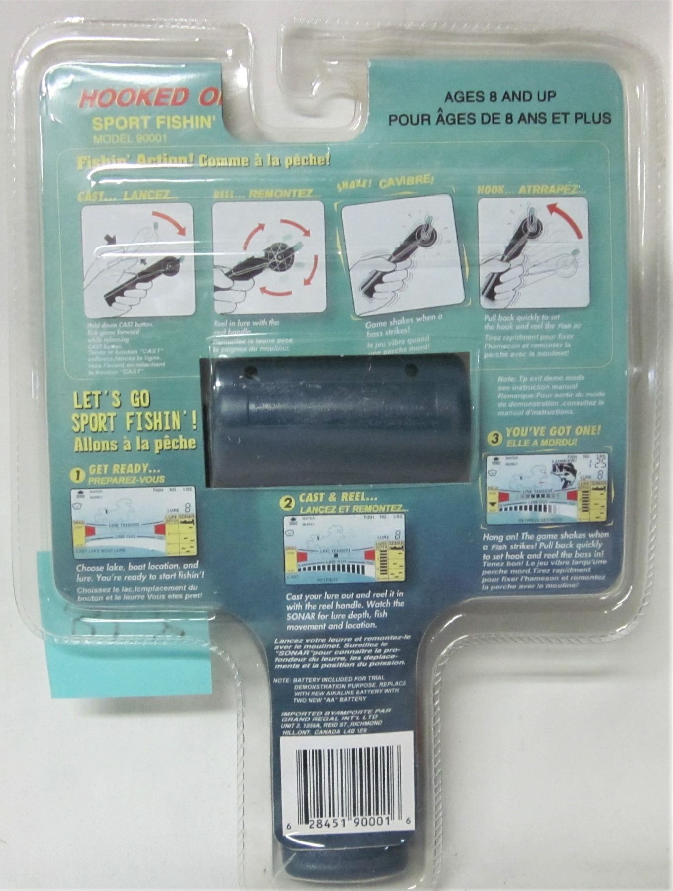 ELECTRONIC HANDHELD SPORT FISHING GAME NEW