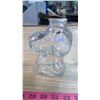 Image 1 : VINTAGE PEANUTS SNOOPY DOG GLASS COIN BANK
