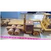 Image 2 : WOOD SEMI TRUCK, TRAILER AND BULL DOZER