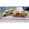 Image 1 : TWO WOOD TRUCKS