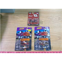 TWO JOHNNY LIGHTNING CARS AND 1 NASCAR