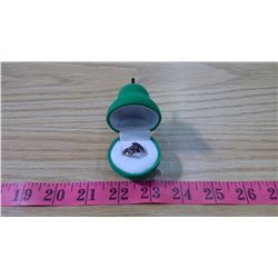 STERLING SILVER MARCASITLE RING (SIZE 5)