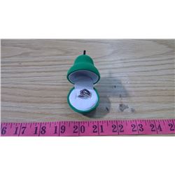 STERLING SILVER MARCASITE RING (SIZE 5.5)