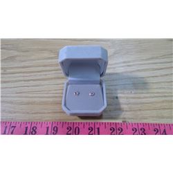 STERLING SILVER CUBIC ZIRCONIA EARRINGS