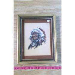 NATIVE CHIEF PICTURE BY M. YELLIS