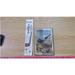 KAYWOODIE VINTAGE SIGN AND CUTOUT FROM MAGAZINE